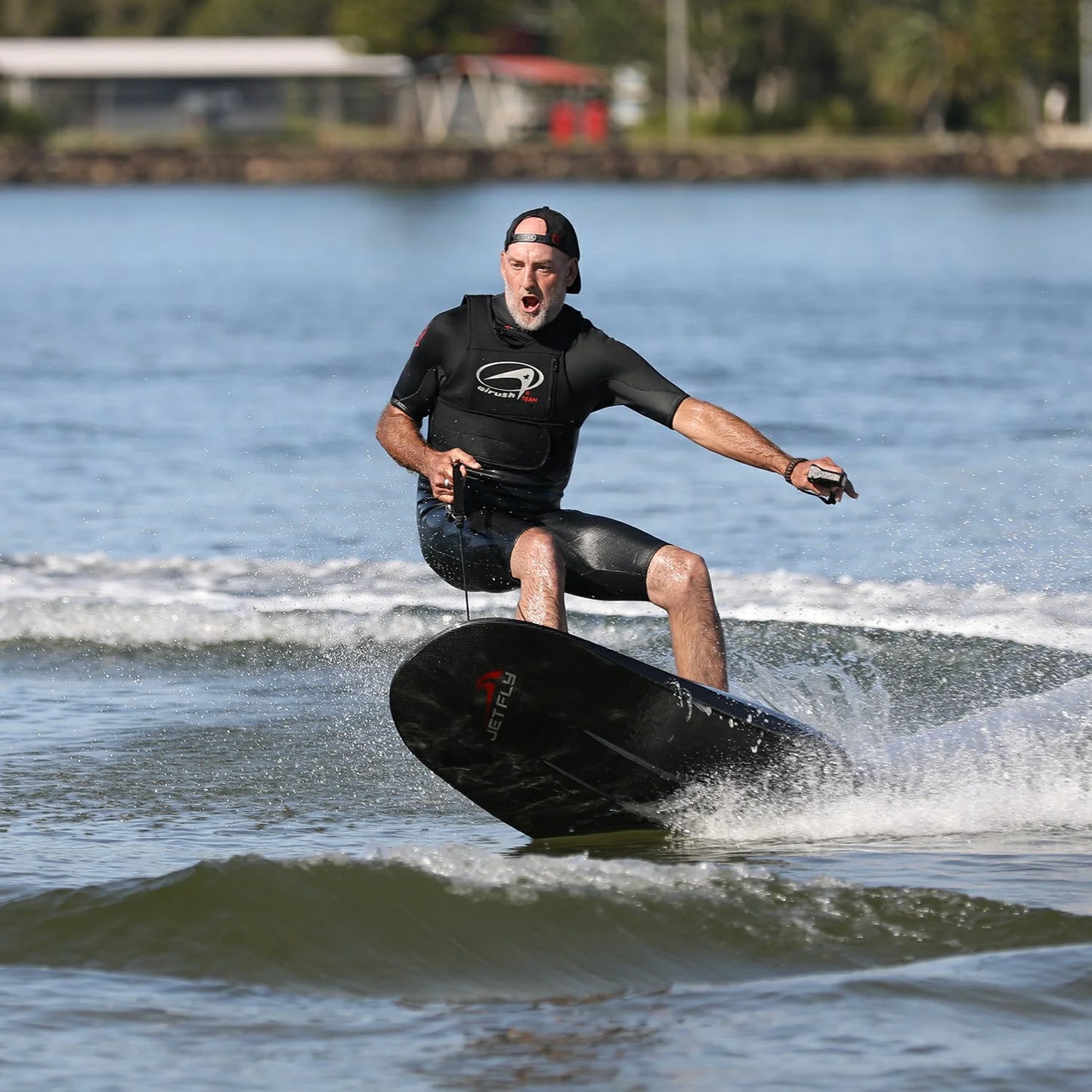 JF02 – 68 km/h High-Performance TORAY Carbon Fiber E-Surfboard for Racing and Rental Applications