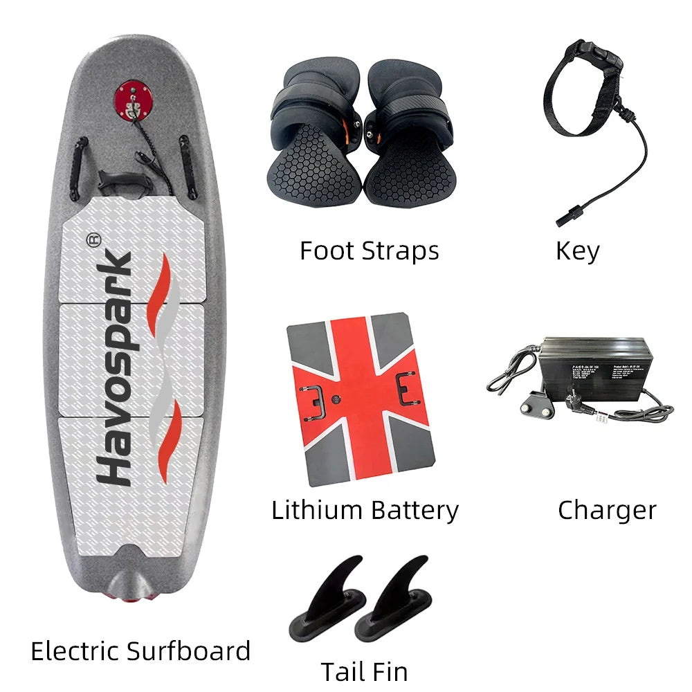 H5SE Electric Surfboard – Most Affordable 12kW EPP Jetboard, 48–52 km/h